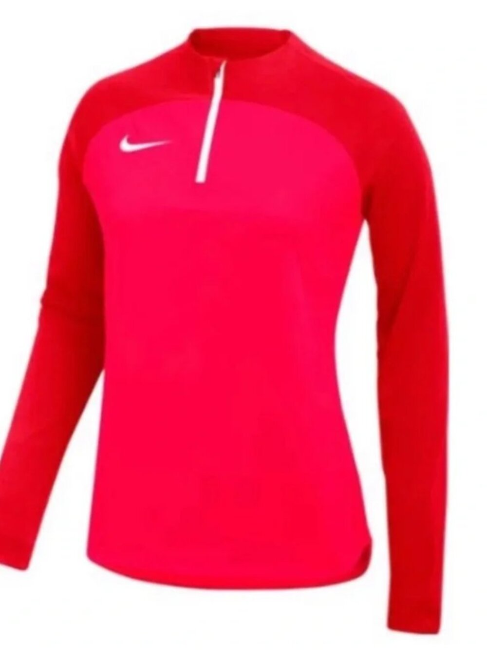 Nike Academy Pro Drill 1/4 Zip Soccer Top K Dri-FIT Women's LG Red DH9246
